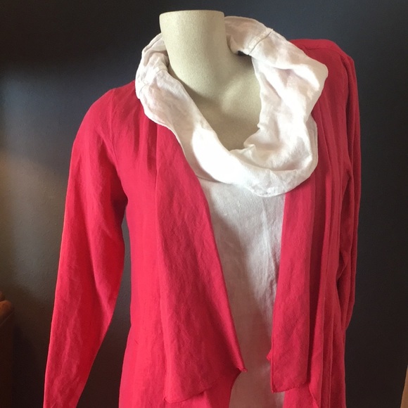 NWT Lagenlook Linen Jacket - Picture 2 of 8